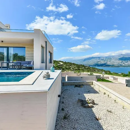 Zariva With Pool And Panoramic Mountain And Villa Vinjerac