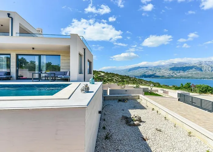 Zariva With Pool And Panoramic Mountain And Villa Vinjerac